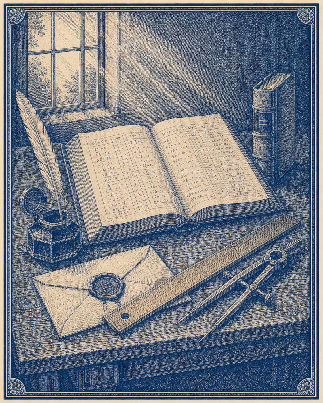 Engraved frontispiece for the Practical Safety Trials series